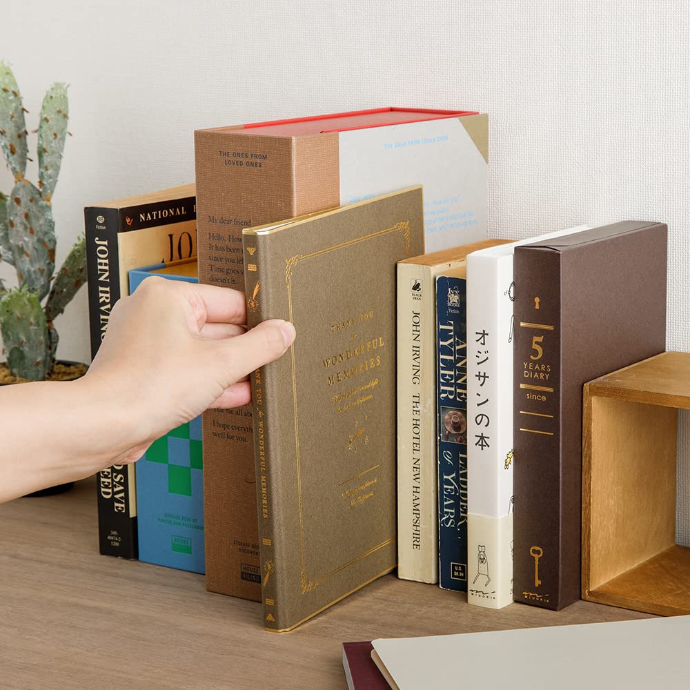 Amazon | ミドリ 色紙 カラー色紙 二つ折り 本型 茶 A5 33268006