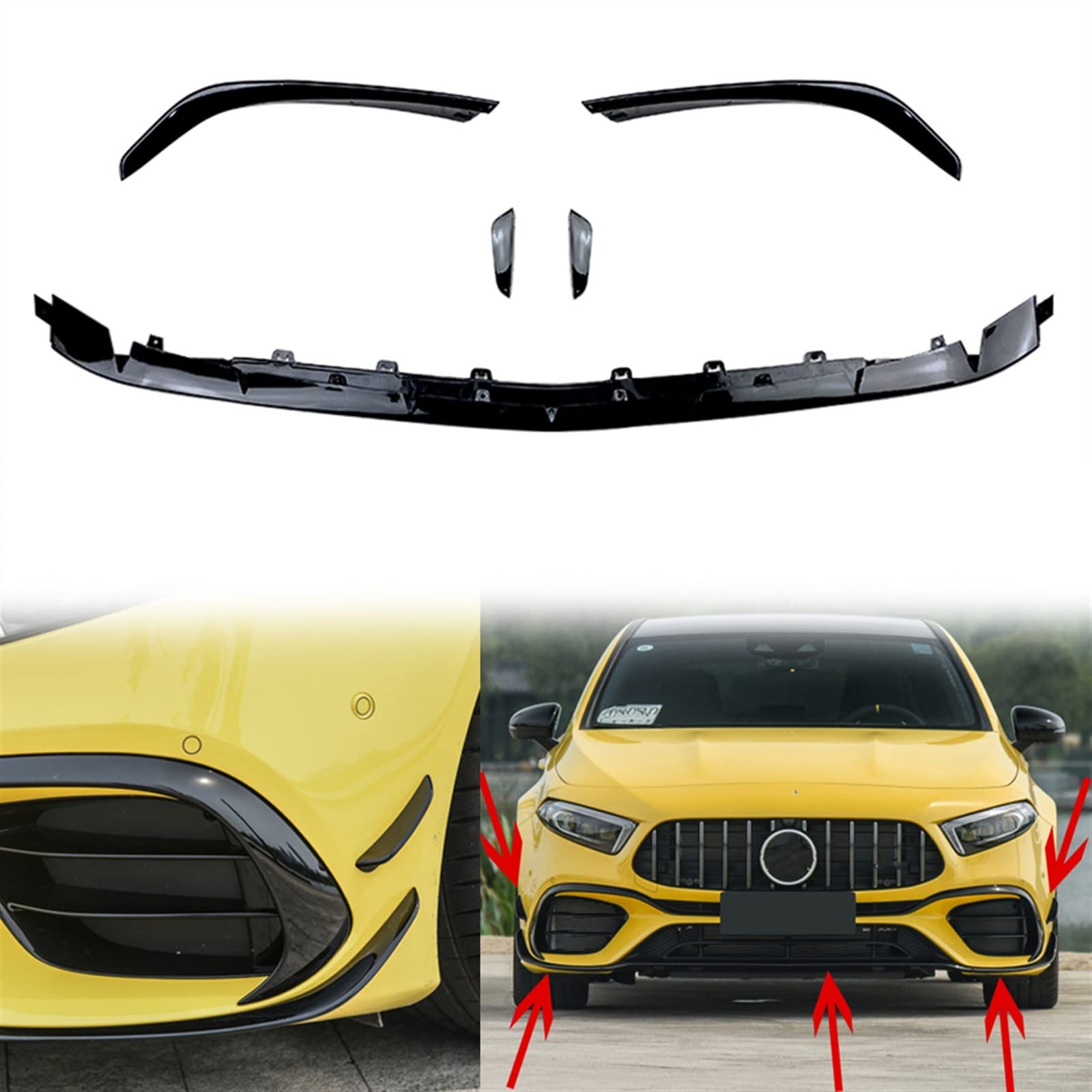 Kit Carrosserie W177 Hayon Amélioration Look Sportif Spoiler Avant