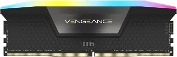 CORSAIR VENGEANCE RGB DDR5 32GB 2x16GB Supports up to 7000MHz Intel RAM