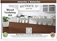 Vista 116 de Retique It Kit de acabado para encimera de madera – Vaya más allá de la imitación de madera con imprimación base de madera líquida y tintura en gel