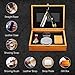 Complete Straight Razor Kit - Straight Razor Shaving Kit for Men with Gold Japanese Stainless Steel Blade, Leather Strop, Shave Soap, Shaving Brush, Strop Paste, Leather Case, Gift Box