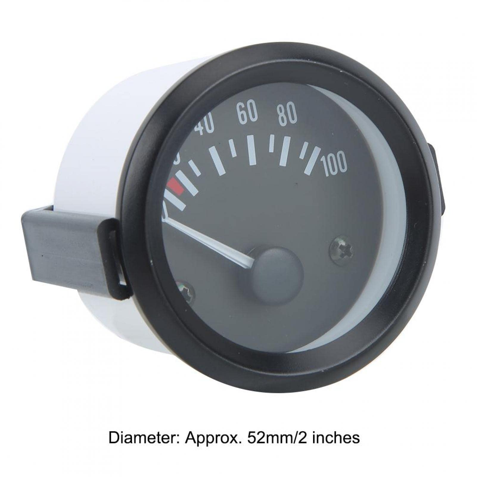 Manometro olio Kit manometro olio Manometro Lunga durata Prestazioni stabili Facile da usare Sensore automatico ad alta sensibilità 0-100 Psi 12v 52mm/2 pollici