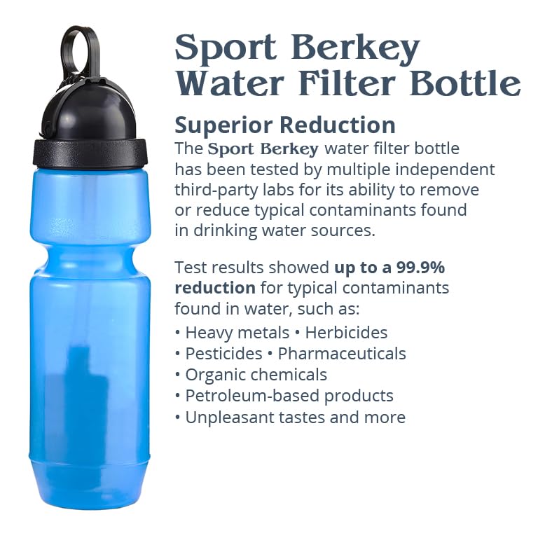Amazon｜Berkey スポーツ浄水器ボトル 2個パック 外出先での日常使用に