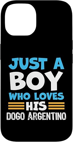 Miniatura 4 de iPhone XS Max Just a Boy who loves his Dogo Argentino Case