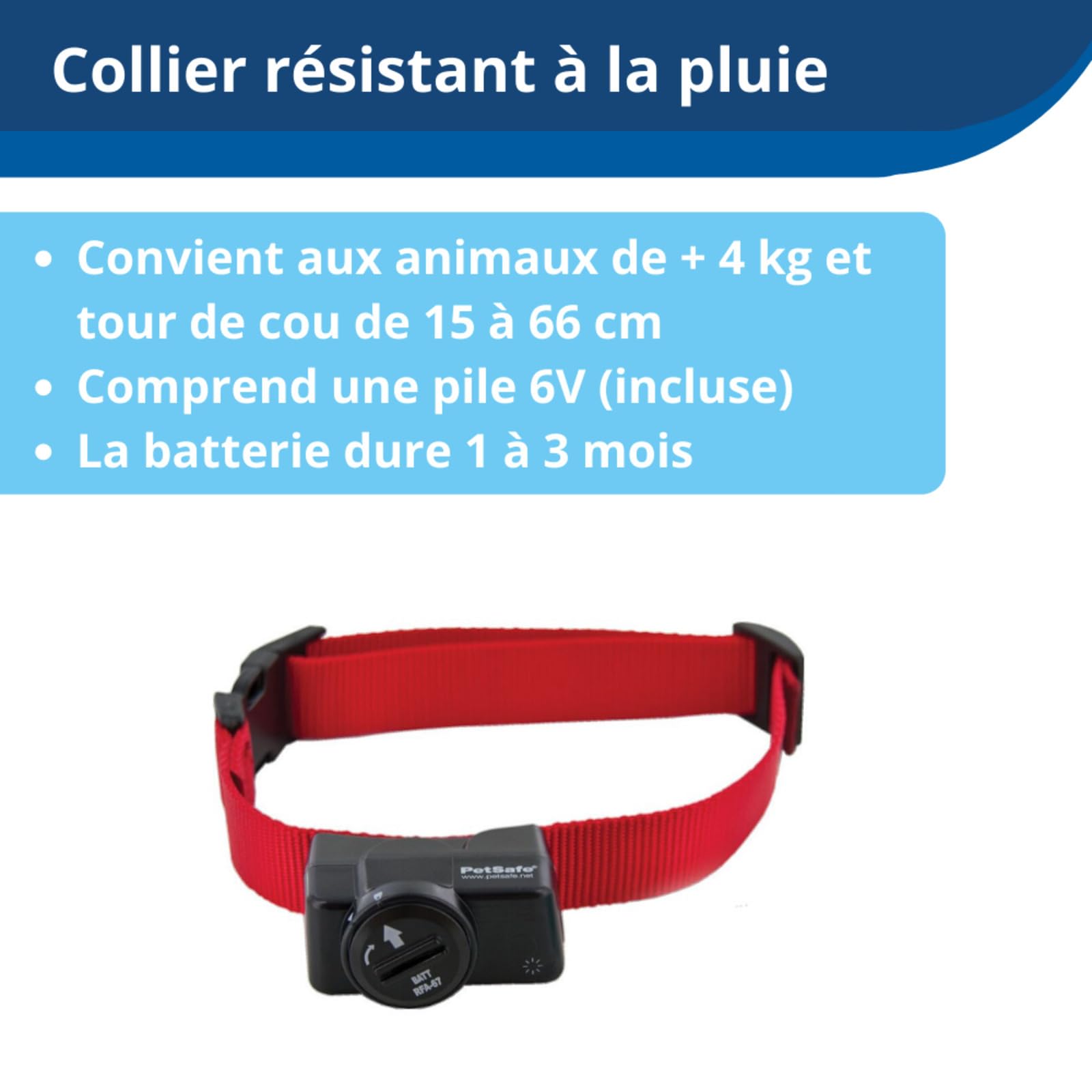 Petsafe - Système De Clôture Anti-Fugue avec Fil pour Chien De Plus 3,6 Kg – 4 Niveaux De Stimulations - Tous Types De Jardin (Jusqu'À 0.13 Hectares) - Imperméable - Facile À Installer