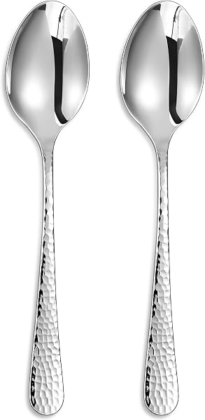 KEAWELL Premium Louise Hammered Serving Spoon Set