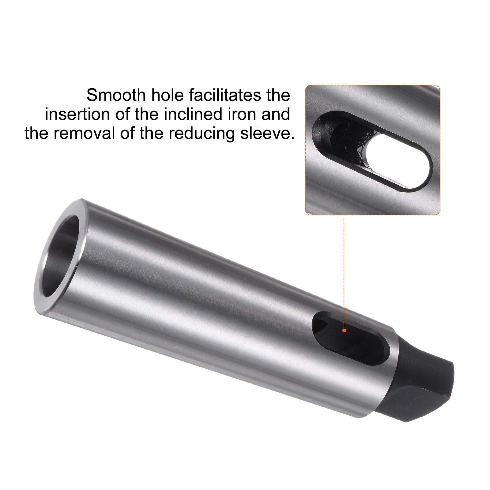 QUARKZMAN 3pz Morse Cono Adattatore Mt2—1、Mt3—2、Mt4—3 Precisione 0.02mm Alto Tenore Carbonio Acciaio Trapano Manicotto Riduzione Trapano Mandrino Manicotto per Tornio Fresatura Parte