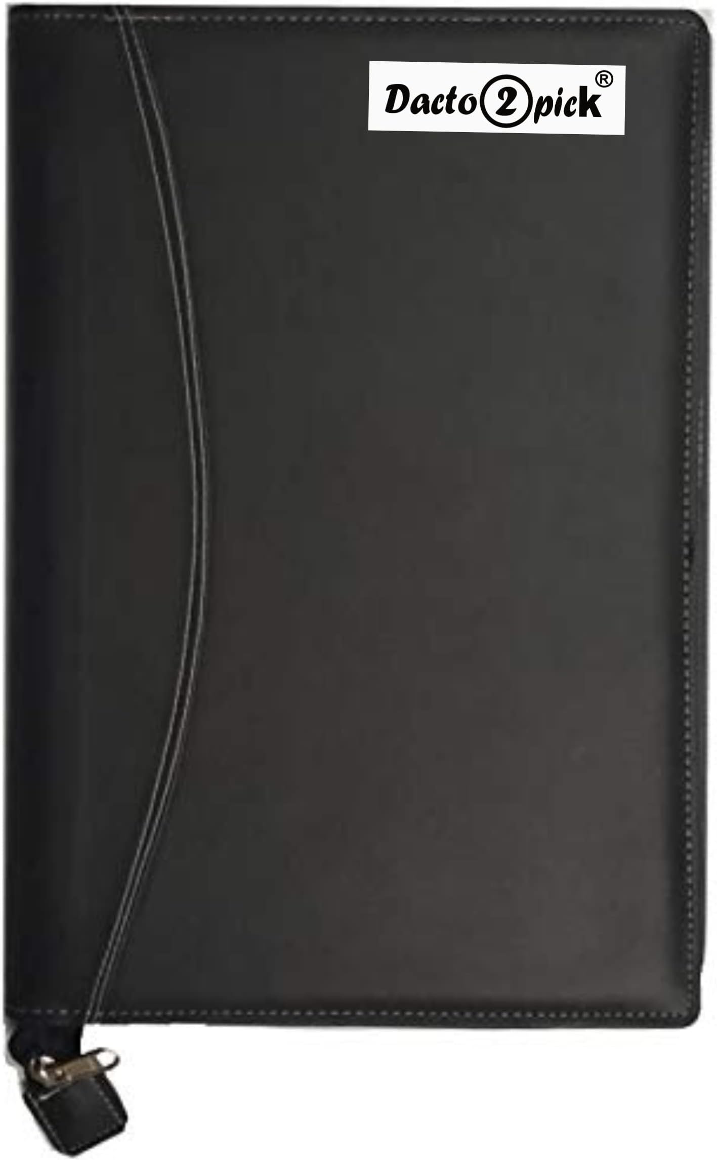 b4 Size Document Executive Chain Bag with 20 Inner Leafs Set of 1 20 Leafs B4 Size (Bigger Than A4) (Black)