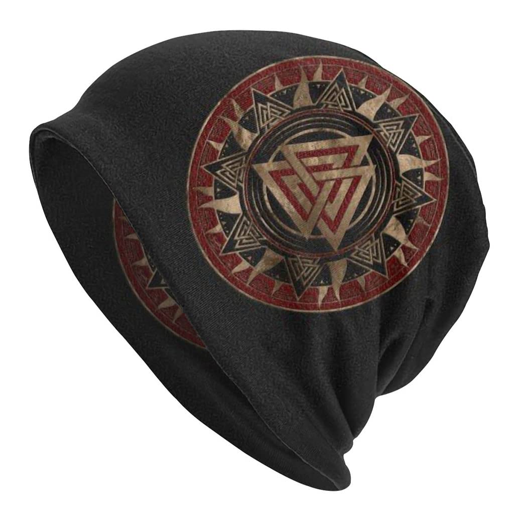 Chapeau en tricot mince et respirant style viking boussole pour un confort quotidien