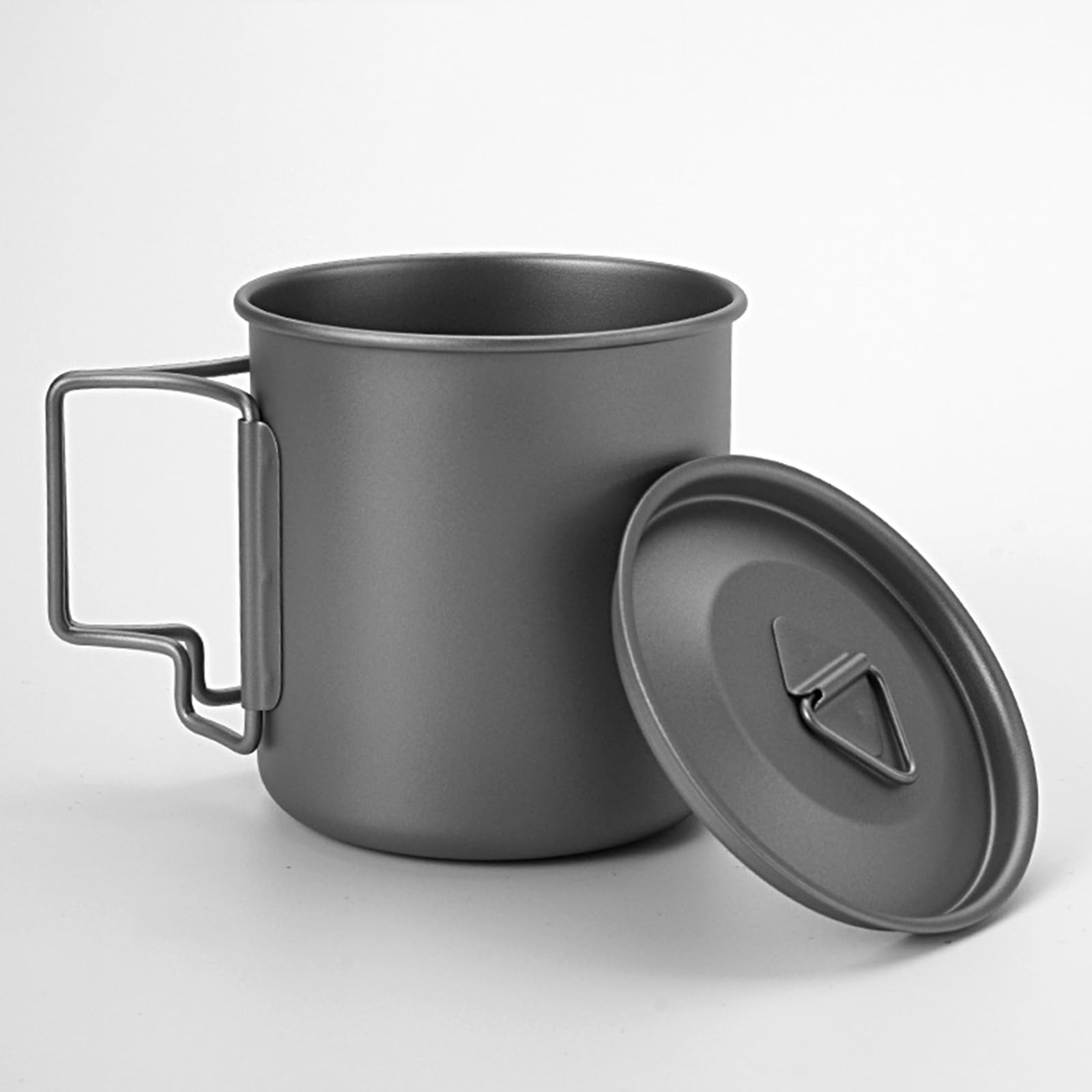 Tasse à café de camping portable avec couvercle pliable pour l'extérieur Tasse à eau Camping Pique-nique Tasse à eau Vaisselle Pique-nique Ustensiles