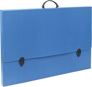 Polibras, Maleta Arquiteto Novaonda Com Alca A2, 495x710x35mm, Azul