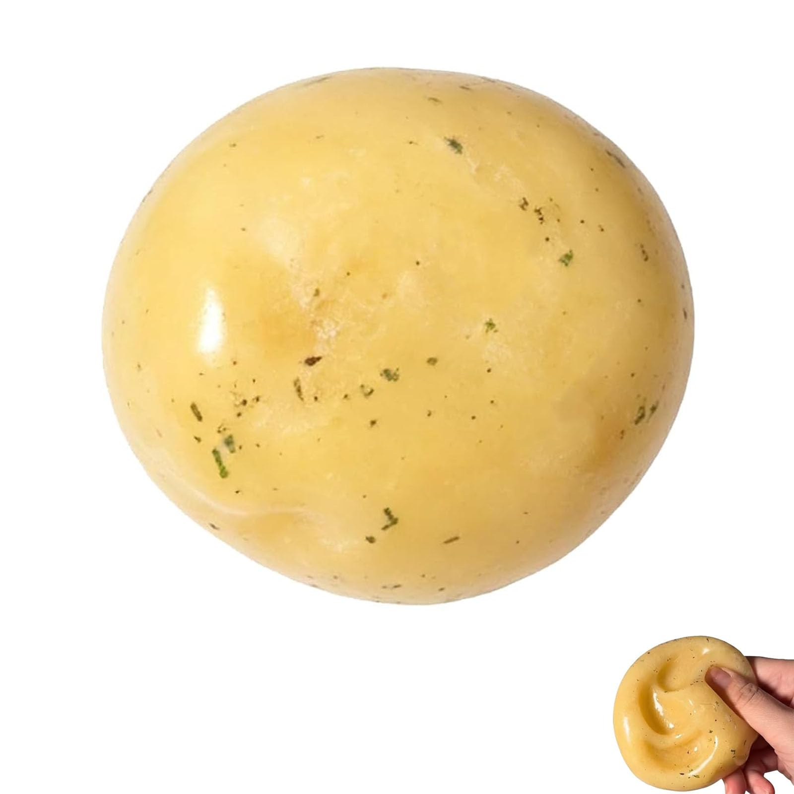 Shapeable Mashed Potato Squishy, Smoothie Ball Squishy Potato Stress Ball, Fidget Toys Squishy, Stress Relief Toys for Adults Office Reliever (1pcs)