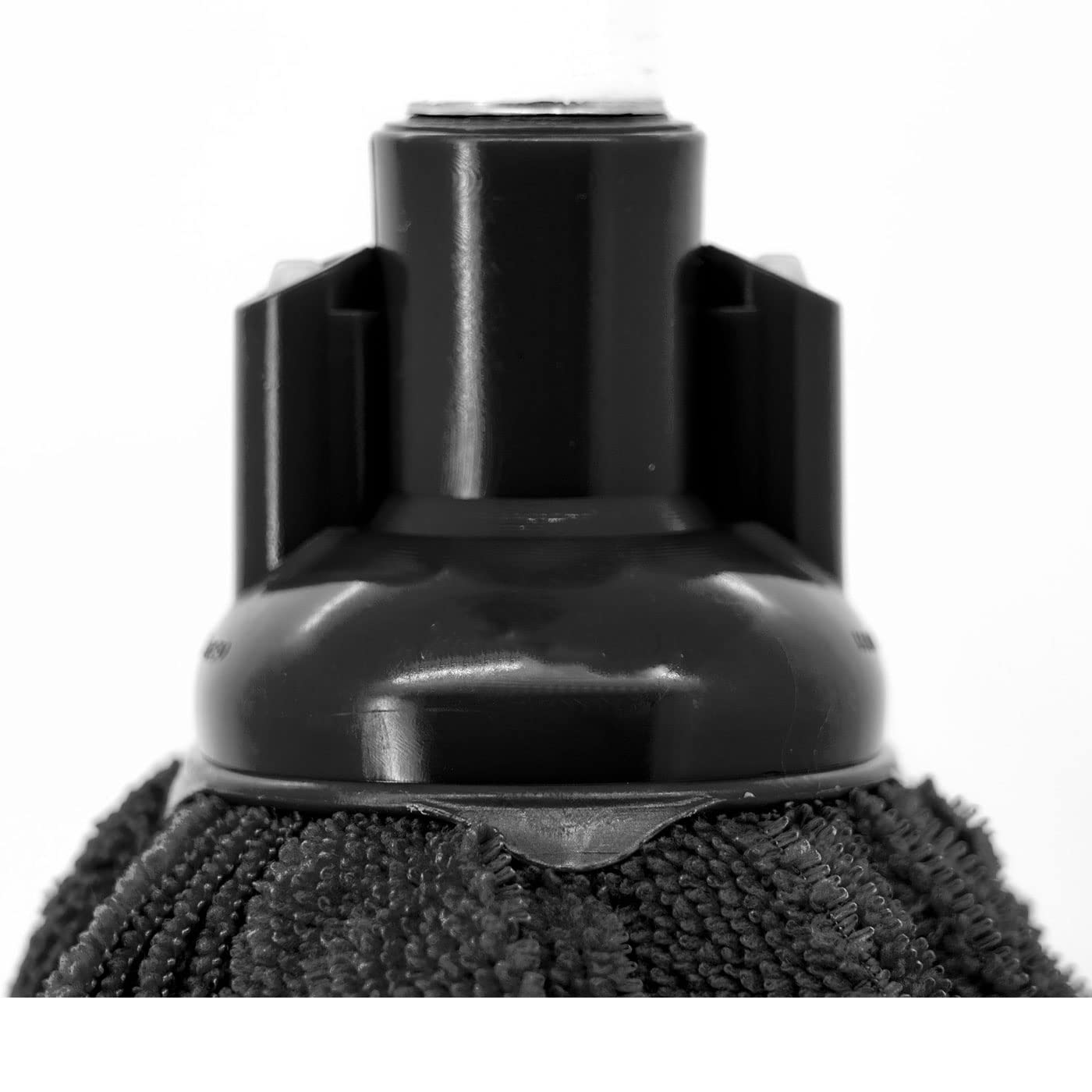 Tradineur - Pack de 24 fregonas "Ballarina" de microfibra, ecológicas, limpieza del hogar (Negro, 30 x 13 x 7 cm)