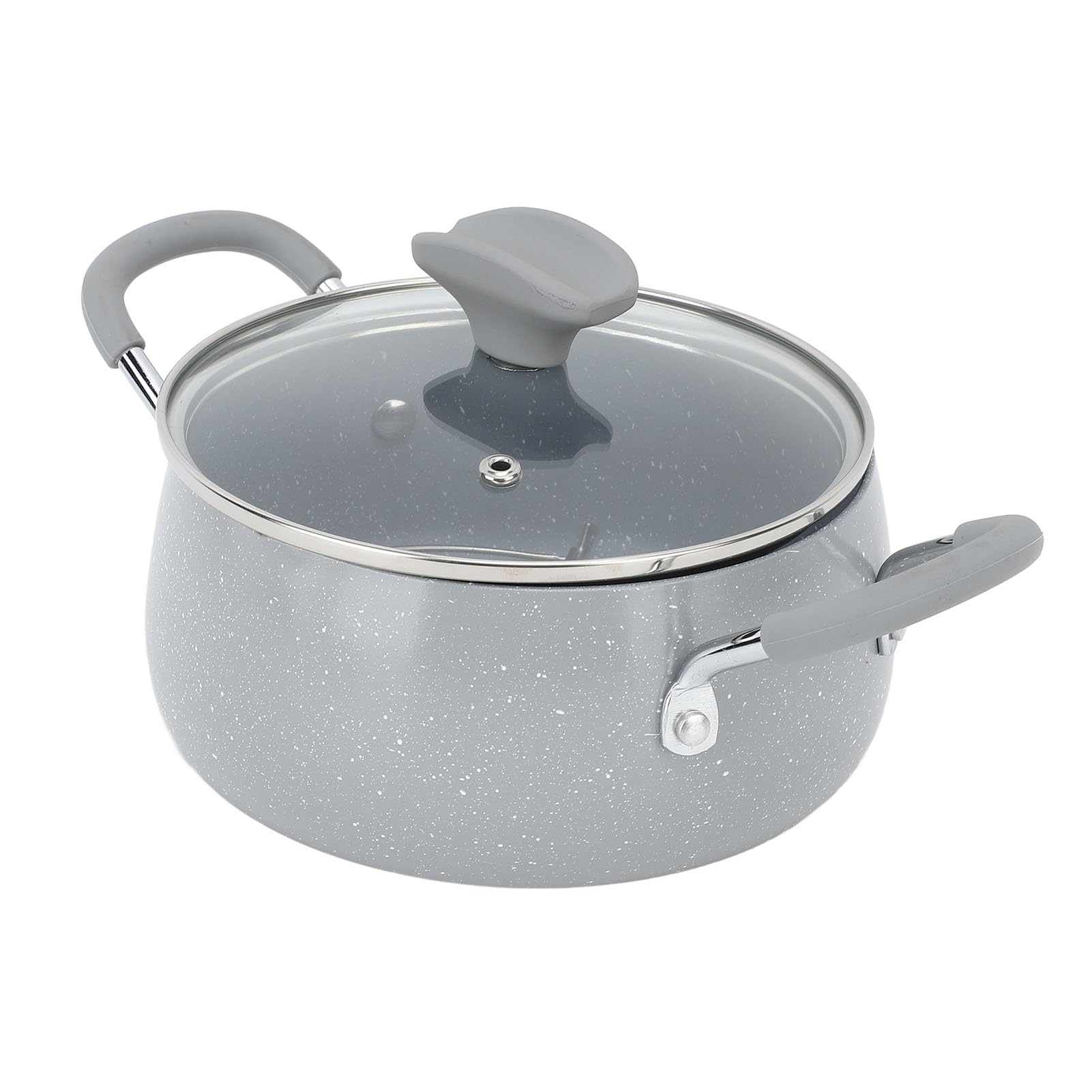 Mini friteuse japonaise à double poignée avec couvercle, égouttoir à huile, facile à nettoyer, design compact pour une cuisson efficace