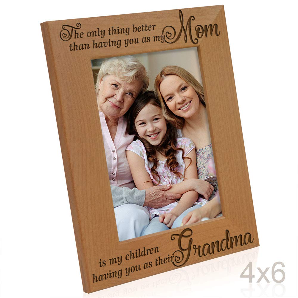 Engraved Grandma Frame - Best Grandma Ever Gift -3