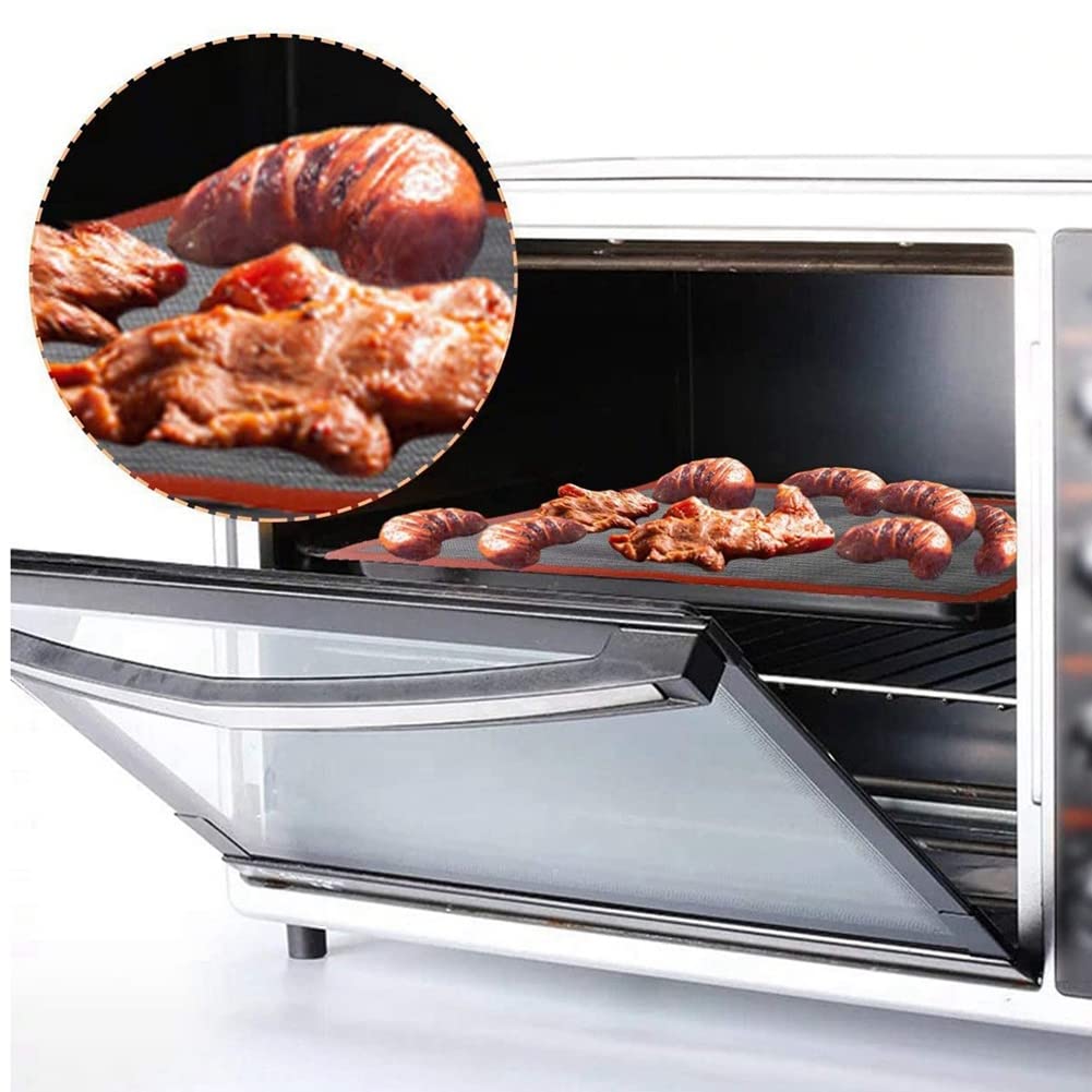 Tappetini da forno in silicone per uso alimentare 40x30 cm