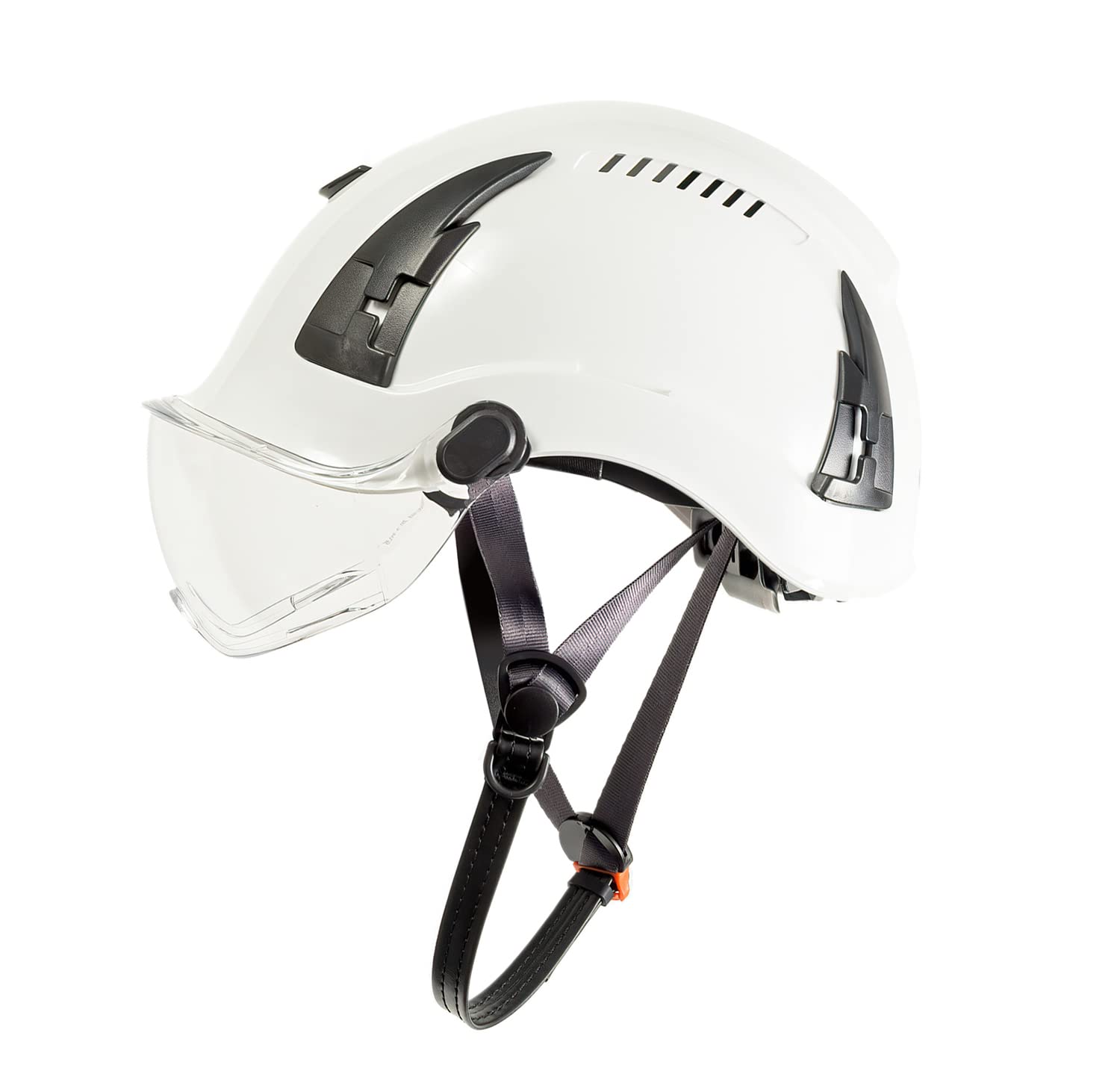 Malta DynamicsFall Protection Type 1 Safety Helmet for Construction, with Air Vents and Adjustable Head Band, Lightweight Work Helmet for Safety and Protection - Helmet with Tinted Visor