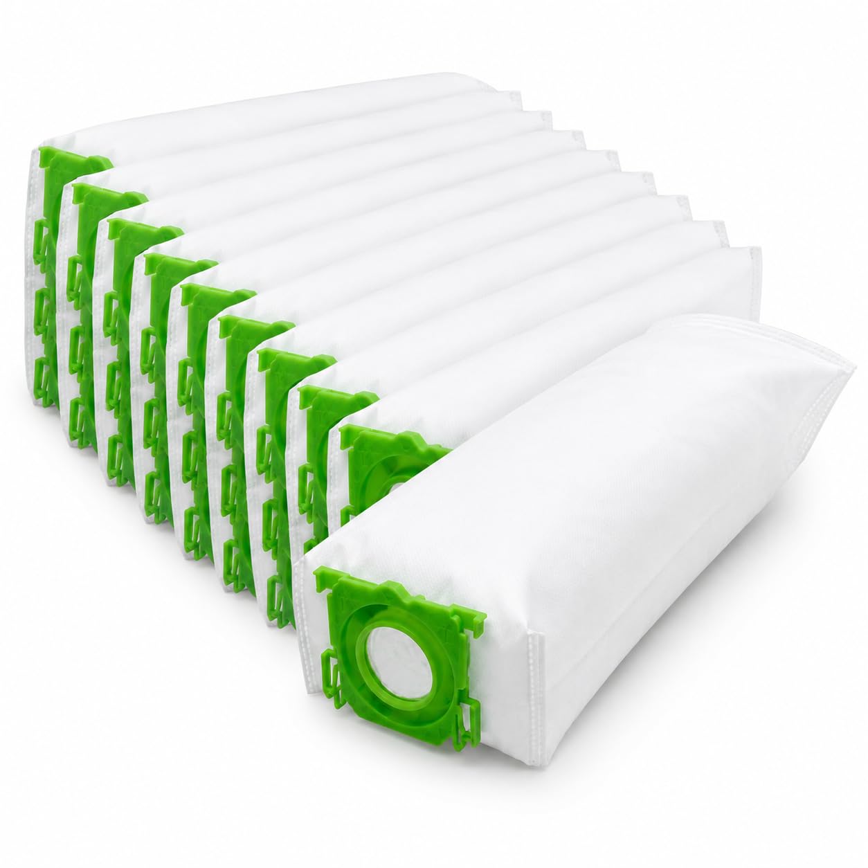 Sebo 5093ER Vacuum Cleaner Bags Replacement for Sebo X, C & 370 Series Upright Vacuum Cleaners, SMS Fleece Hoover Bags, Pack of 10