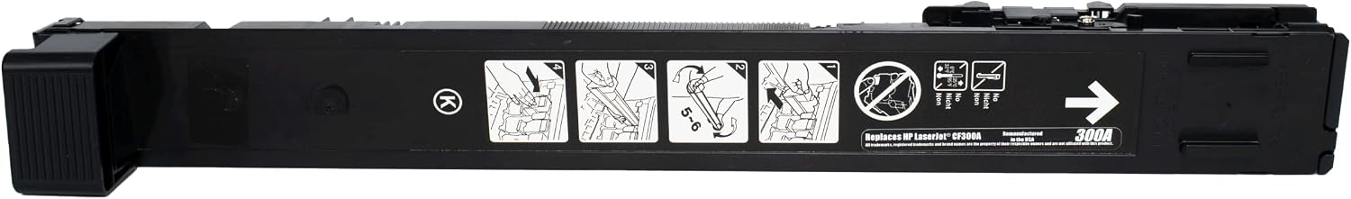Remanufactured HP 827A | CF300A | Toner Cartridge | HP 827A (CF300A) Black Toner cartridges Work with: HP Color LaserJet Enterprise M880.