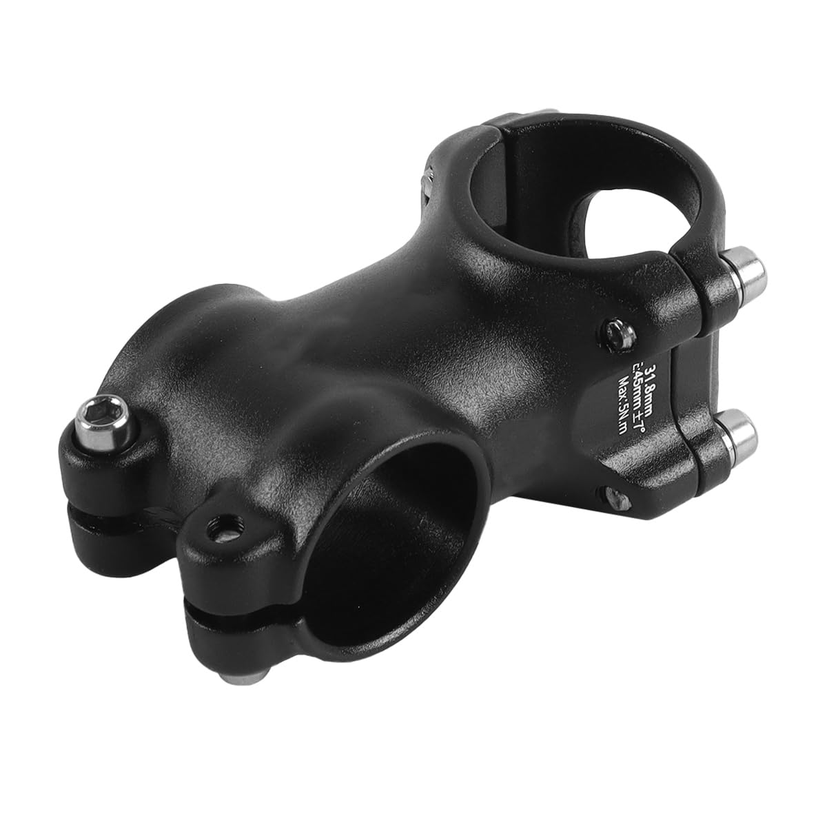 Riven 7 Degree Bicycle Stem 31.8mm 45mm Riser Mountain Bike Handlebar Stem for Mountain Bike Riding and Daily Cycling (45mm)