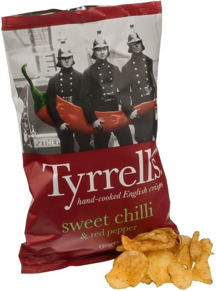 Tyrrells Sweet Chilli & Red Pepper Crisps 150g