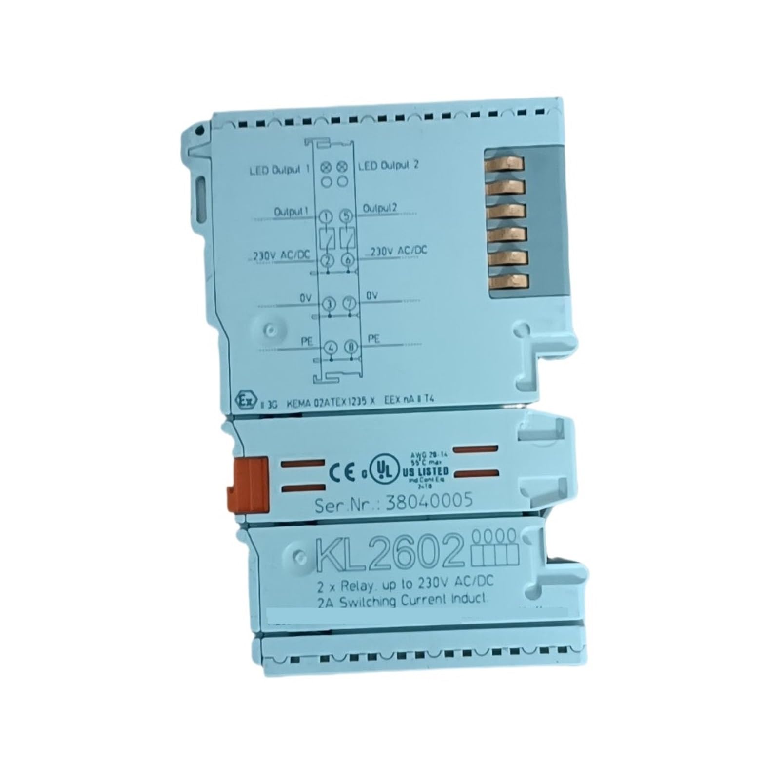 Module KL2602 terminal de sortie numérique haute précision pour composants électroniques