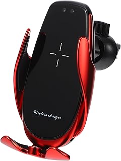 FAVOMOTO 1 Set Mobile Phone Holder Electric Phone Bracket Car Cellphone Holder Phone Storage Rack Vehicle Phone Mount Car Holder for Cell Phone Car Phone Stand Convenient Phone Holder Red