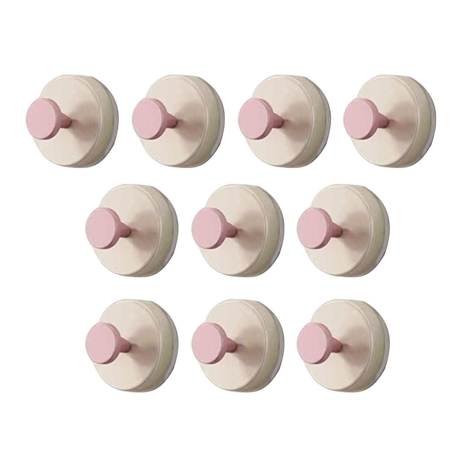 Beimus 10Pieces Shower Suction Hooks Sturdy Hanger Suction Hooks for Bathroom and Kitchen Practical Wall for Towels Shower