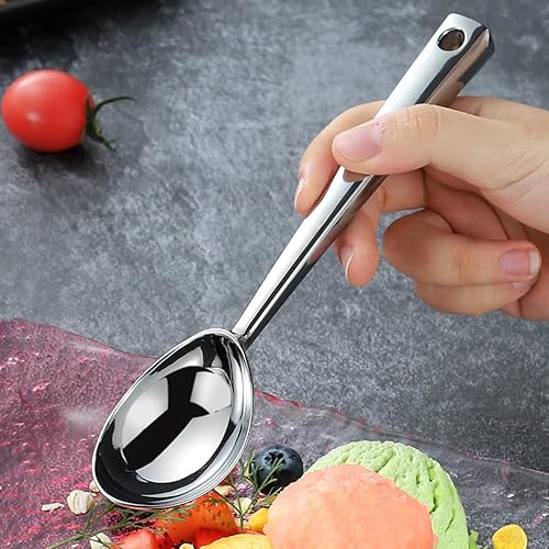 Miniatura 2 de Leden Cuchara de helado  Cuchara de metal resistente para helados, cuchara de aluminio antiadherente para helado duro, apta para lavavajillas,