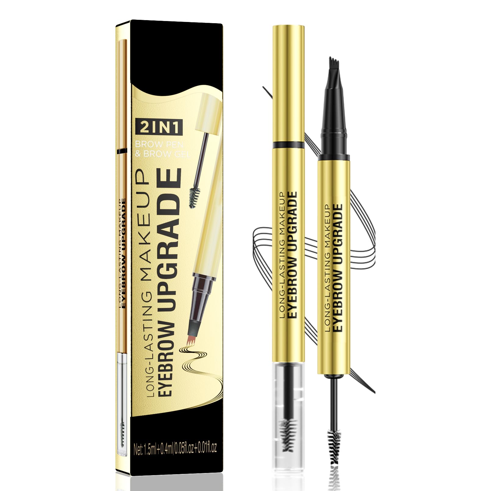 Weixinbuy 2-IN-1 Microblading Eyebrow Pen Long-lasting