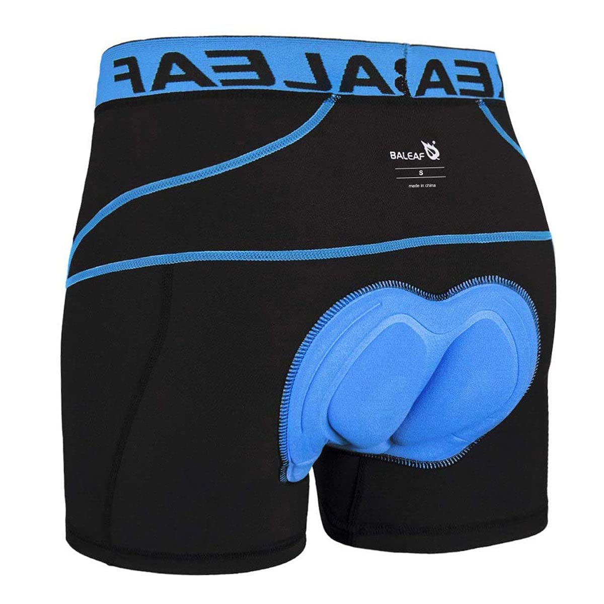 baleaf Cycling Shorts Mens 4D Padded Mountain Bike Underwear MTB Liner Riding Breathable Bicycle Undershorts