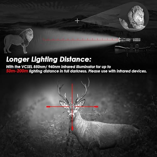 Miniatura 9 de UniqueFire Mini 850 nm IR iluminador linterna luces para visión nocturna, linterna infrarroja pequeña zoomable luz antorcha, 3 modos de memoria