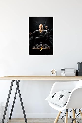 Miniatura 10 de Trends International DC Comics Movie Black Adam - Póster de pared de una hoja Versión enmarcada Barnwood