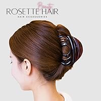 Vista 3 de Pinza Rosette para peluquería y peinados, Gris