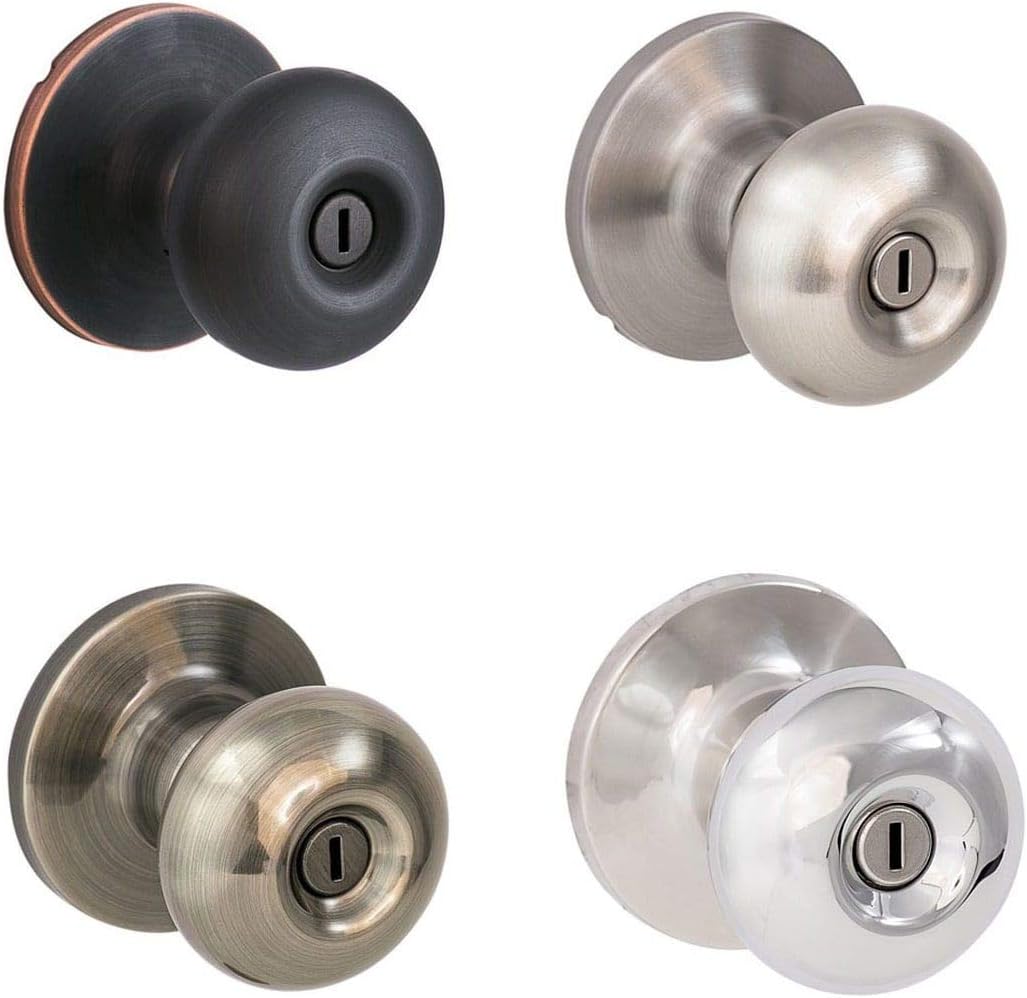 SURE-LOC DU102 15A Contemporary Series Durango Privacy Knob, Antique Nickel