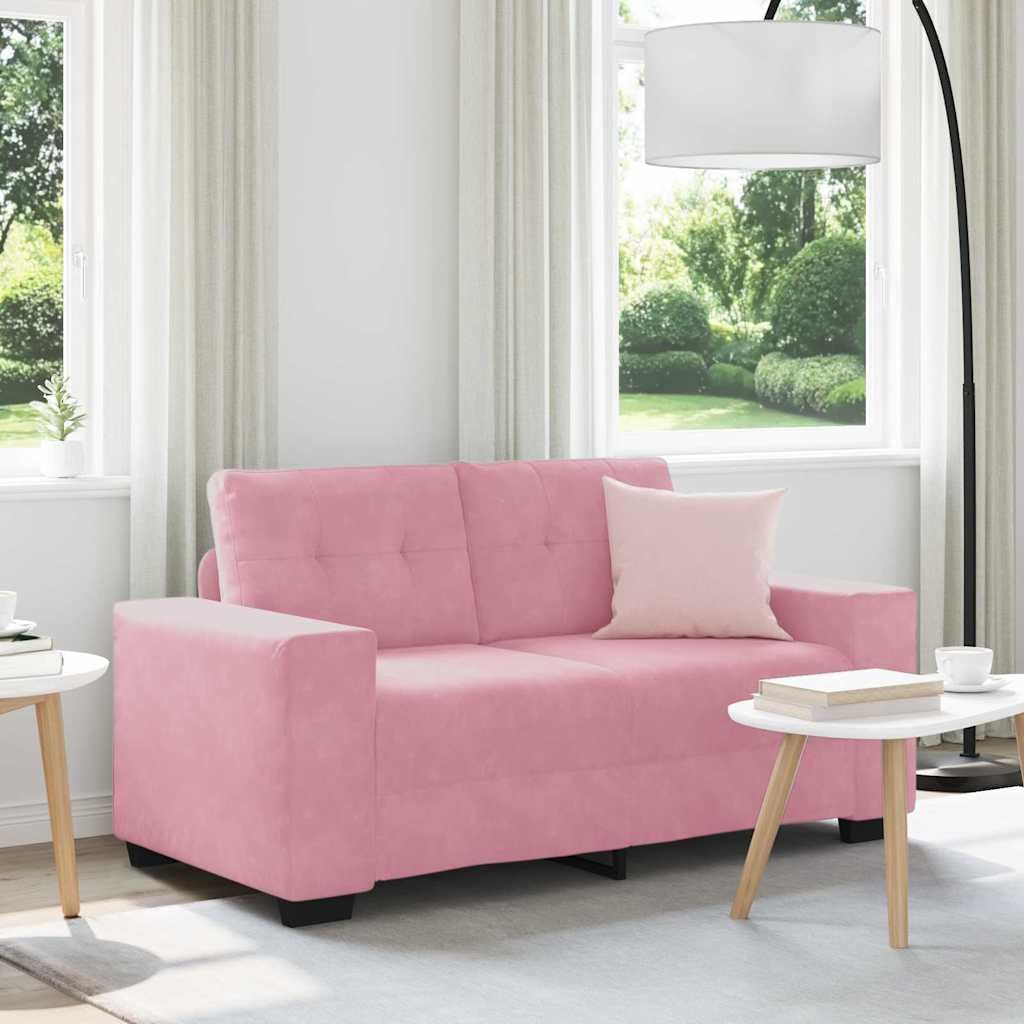 Générique Loveseat Velvet 120 cm Rosa