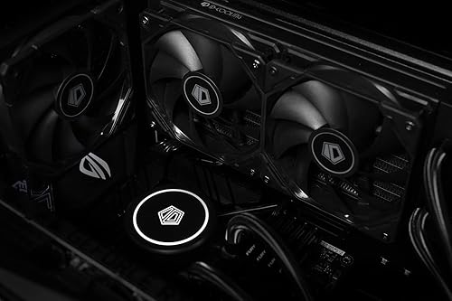 Miniatura 5 de ID-COOLING FROSTFLOW X 240 Enfriador de agua para CPU AIO Enfriador líquido de CPU de 9449in LED blanco ventiladores PWM de 0079 x 4724in Intel