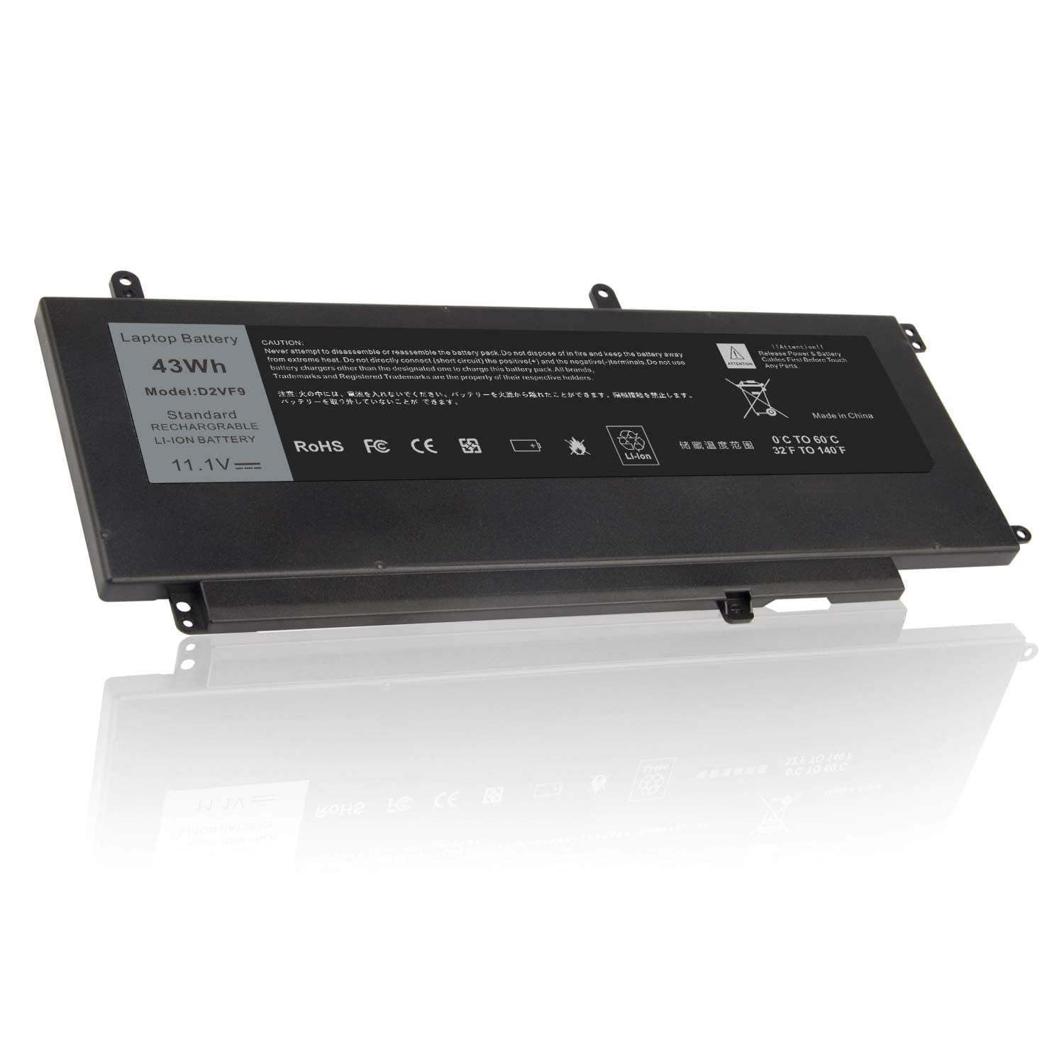 Amazon.com: TREE.NB D2VF9 Battery Replacement for Dell Inspiron 15