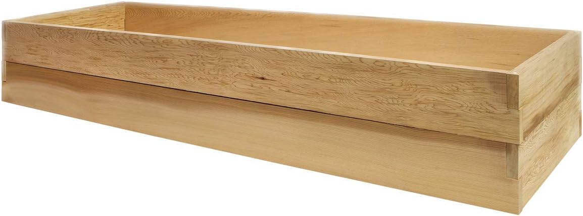 All Things Cedar Raised Garden Bed | 6-Ft Expandable Planter Box for Outdoor Gardening | Easy Assembly, Stackable Design | Vegetable Garden Planters, Flower Beds, Wooden Garden Planter 68x22x10.5