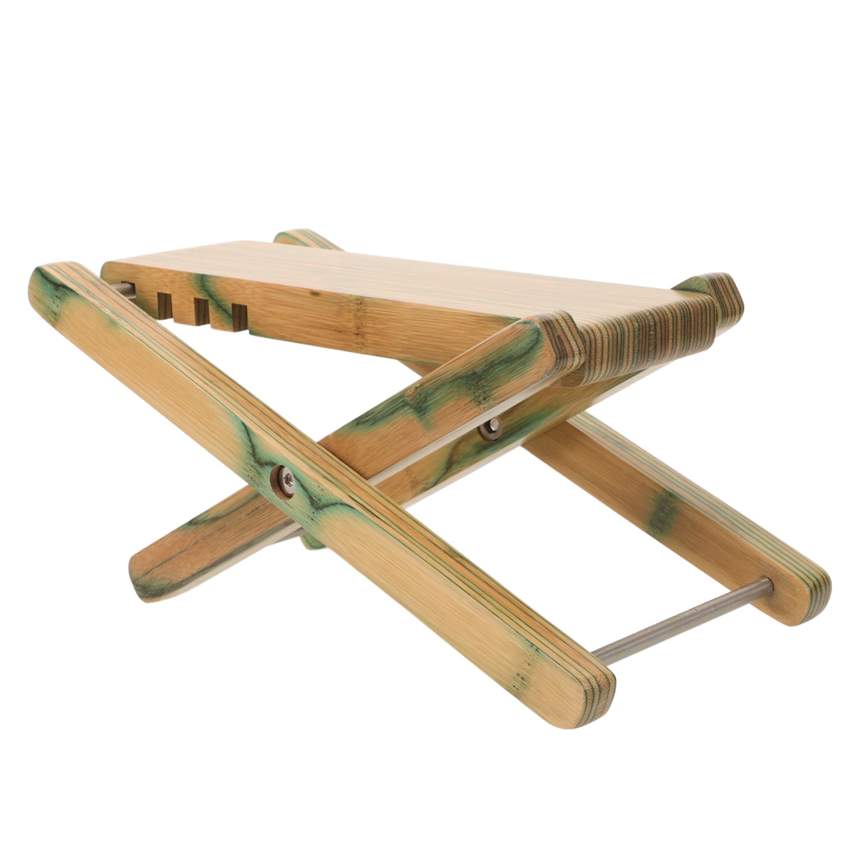 Beavorty Solid Wood Guitar Footstool Manicure Stool Folding and Adjustable Foot Rest Footrest for Chair Multiinstrument Compatibility