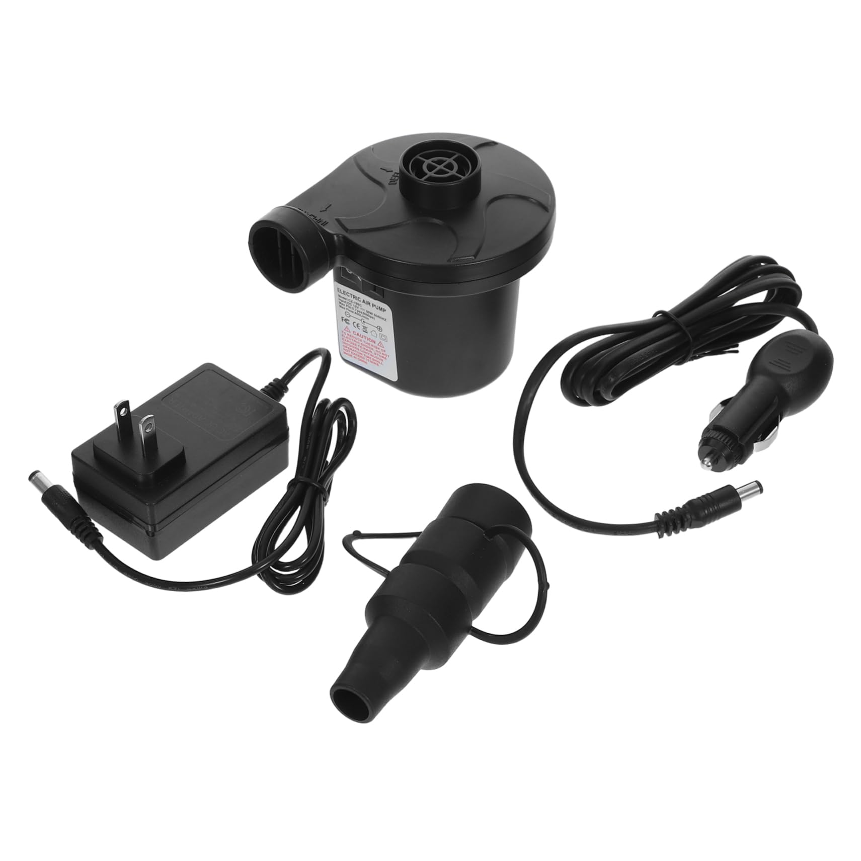 DECHOUS 1 Set Air Pump for Inflatables: Mattress Inflator Deflate with Nozzles - for Couch Pool Floats Outdoor Raft Toy (us Plug)