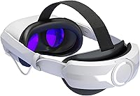 Vista 1 de AUBIKA Head Strap with Battery for MetaOculus Quest 2 Extend PlaytimeCounter BalanceFast Charging Adjustable Elite Strap Replacement Accessories