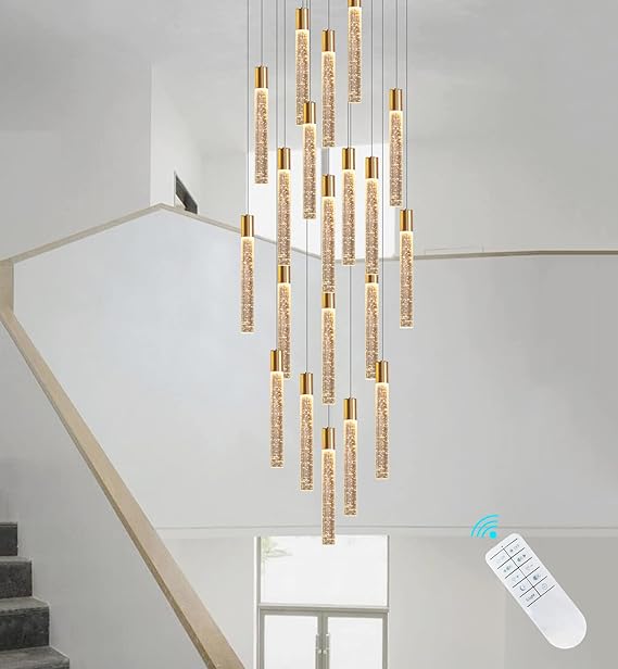 Picture of HAIXIANG 157inch Long Modern Light High Ceiling Chandelier Light ...
