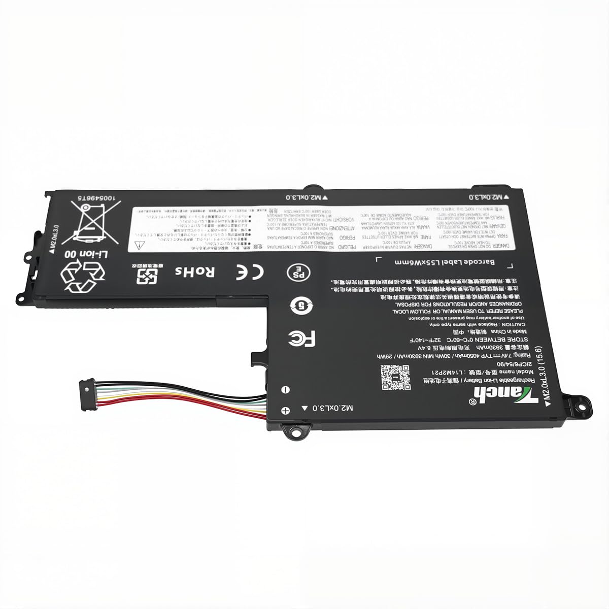 Batterie Ordinateur Portable L14M2P21 L14L2P21 pour ideapad 330S-15ARR 330s-14ikb 320s-14ikb 330S-15IKB 7.4V 4050mAh 30Wh