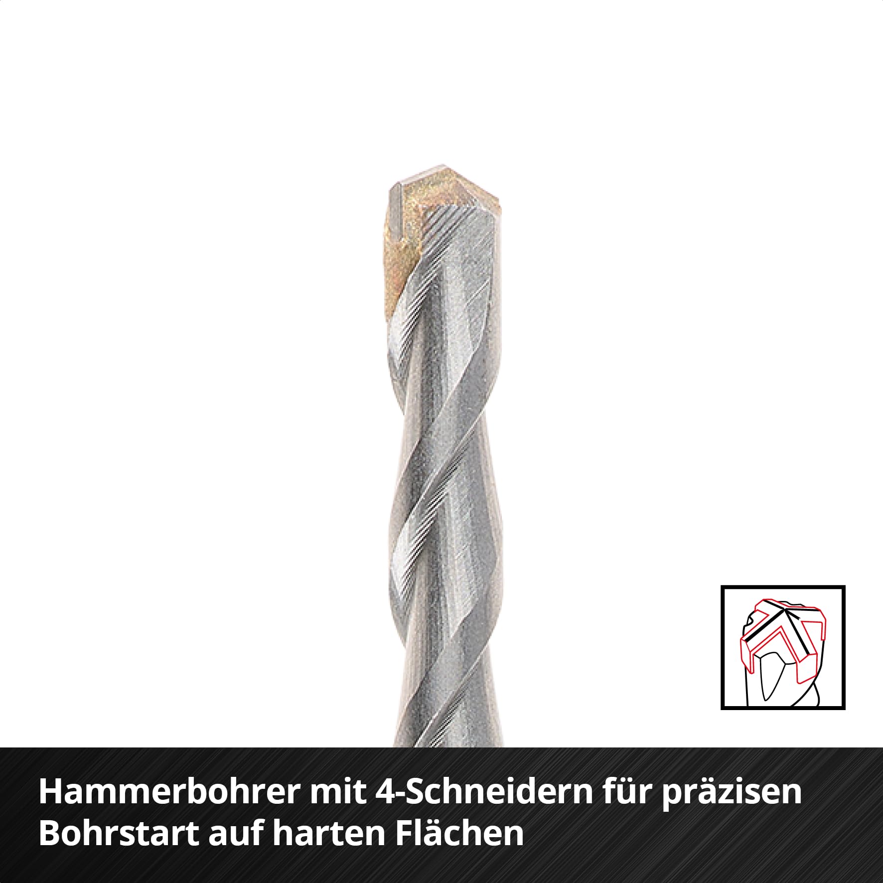 Original Einhell Diamant-Hohlbohrkrone Ø 68 mm (Diamantsegmente, effiziente Staubabfuhr, Adapter, exakte Bohrführung, SDS-Plus Schaft)