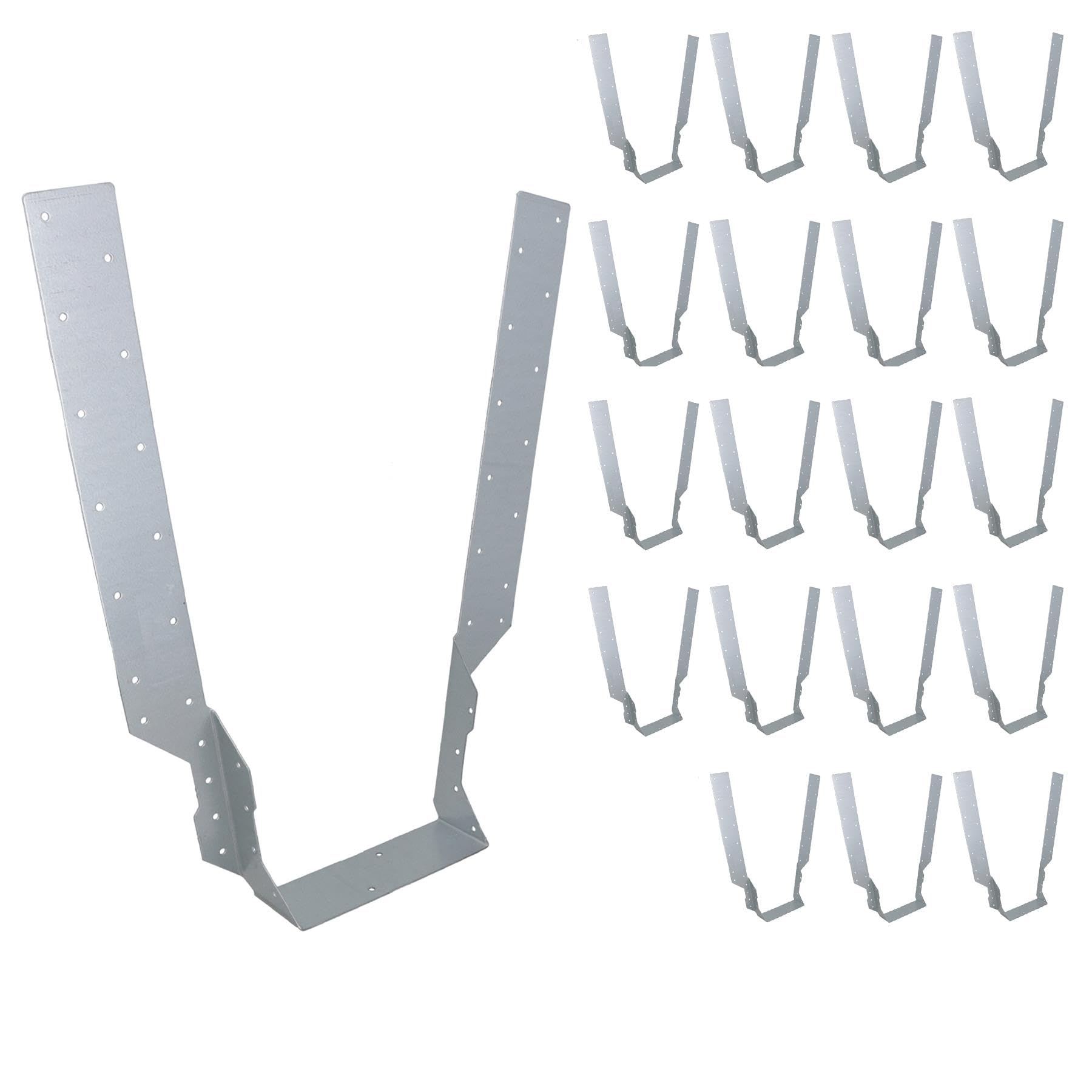 Long Leg Joist Hanger Or I-Beam Fastener Fixing Support Galv 150mm Wide 20pc