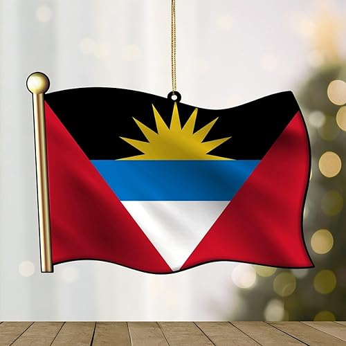 Vista 57 de Adorno acrílico de Navidad de Filipinas, decoración de árbol de Navidad, adorno de Navidad nacional para niños, bandera de Filipinas, banderas