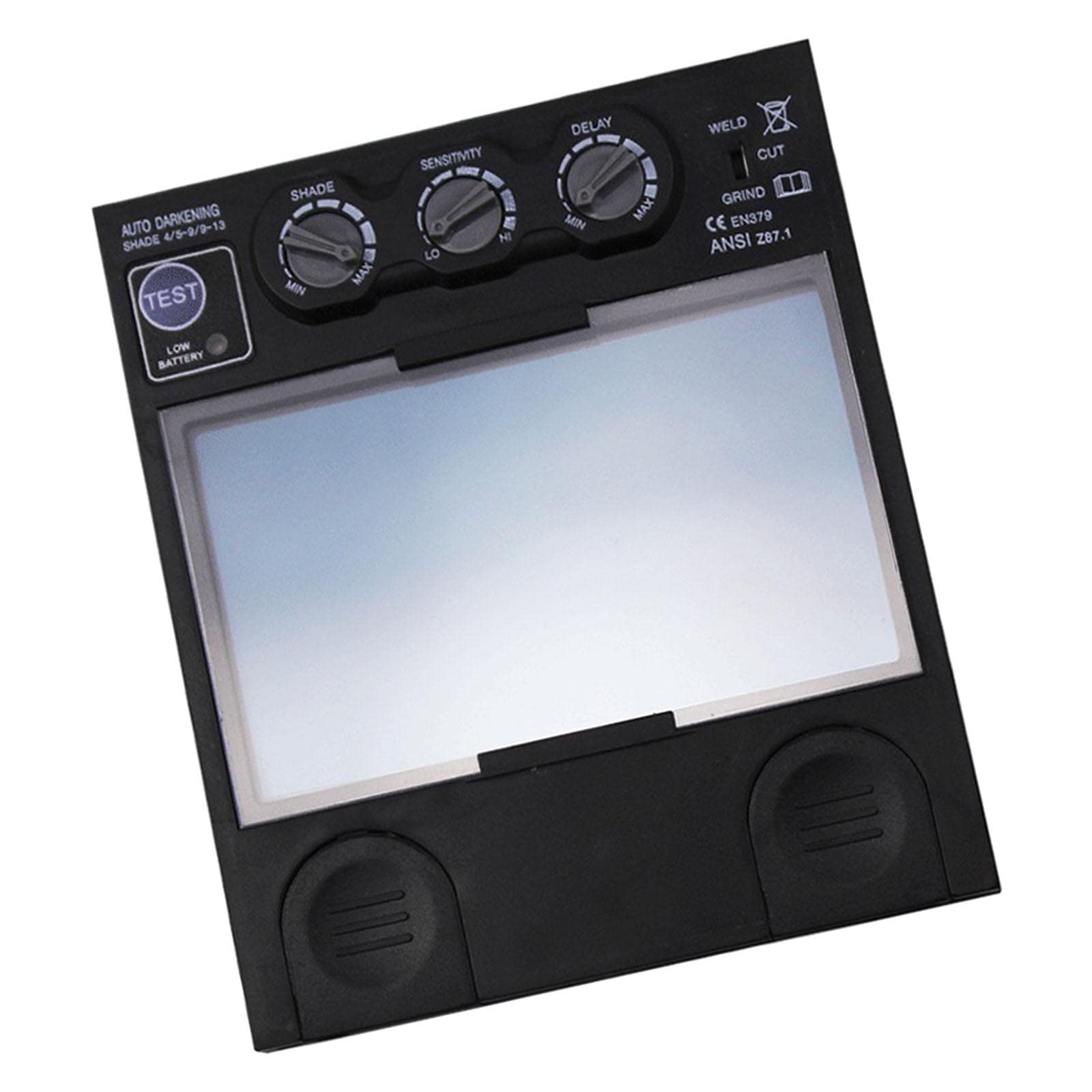 Tapa de soldador de oscurecimiento automático de energía solar, pantalla de filtro de lente de molienda para tapa de soldadura con sensibilidad