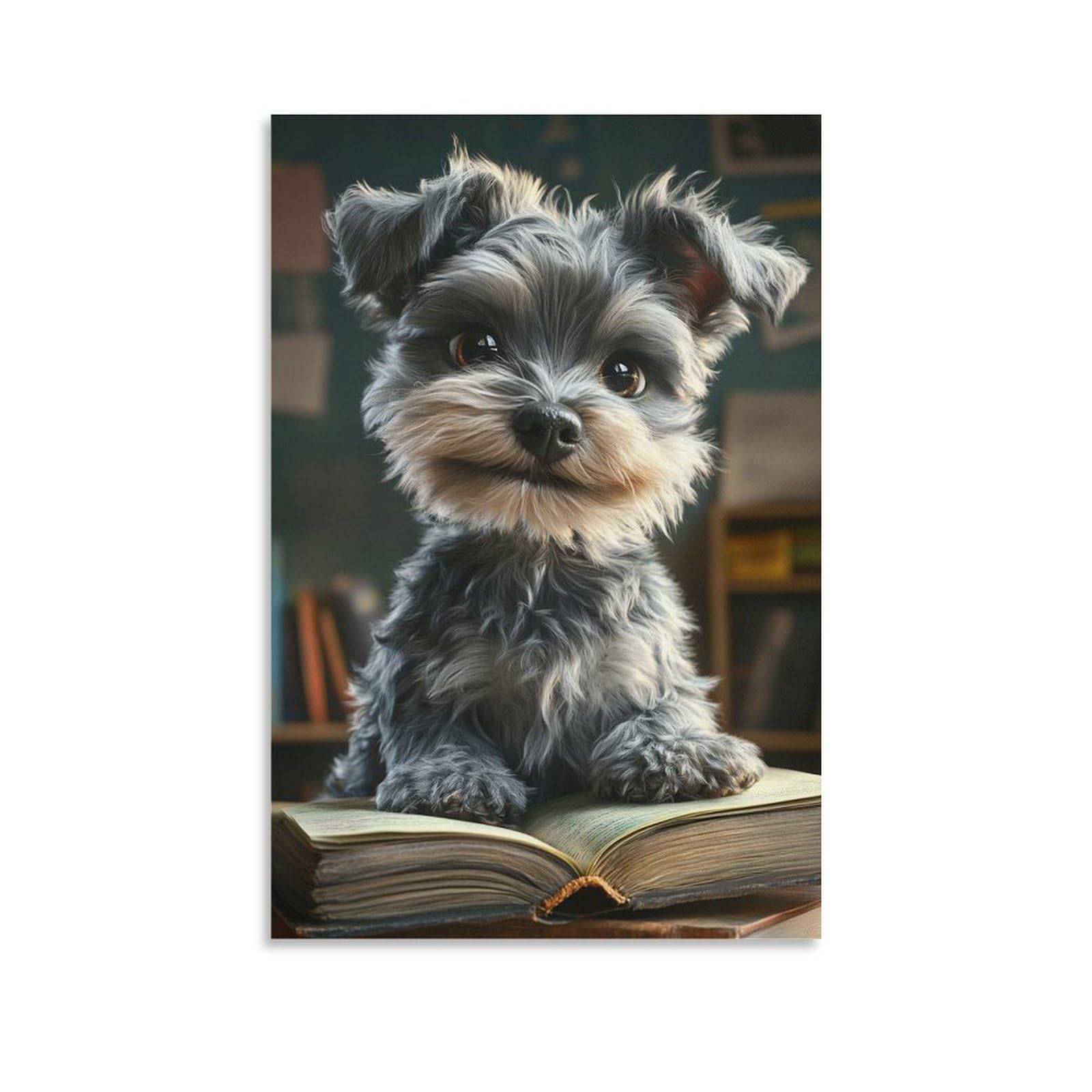 Cuadros decorativos de Schnauzer para dar vida y calidez a tu dormitorio 6