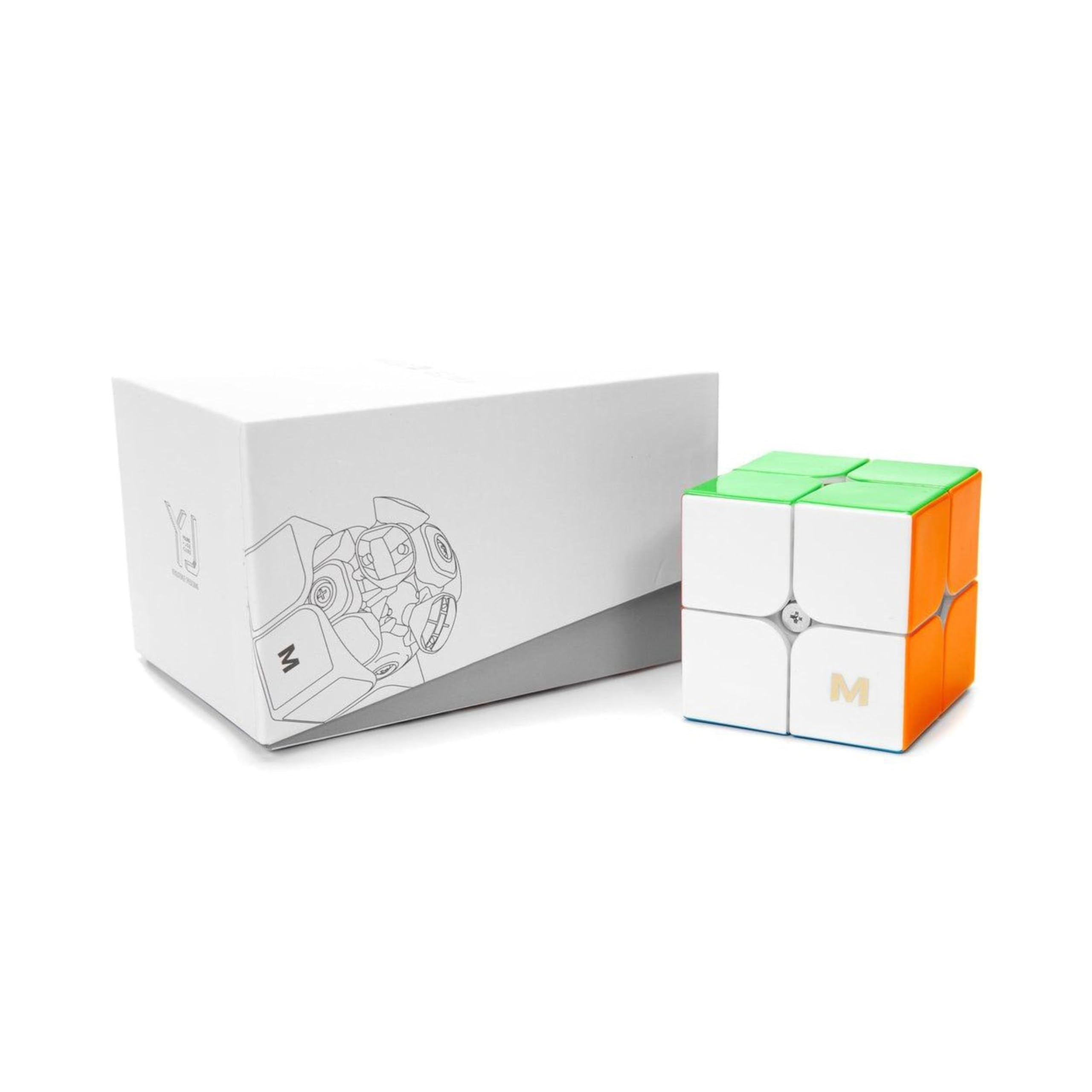 Cubuzzle YJ MGC Elite Magnetic Stickerless Speedcube 2x2 Multicolor